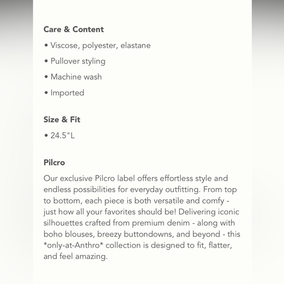 ✨ Anthropologie Ruffled V-Neck Top Sz M - Picture 5 of 5